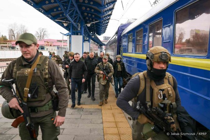 Polonya, Estonya, Letonya Ve Litvanya Liderleri Kiev’de