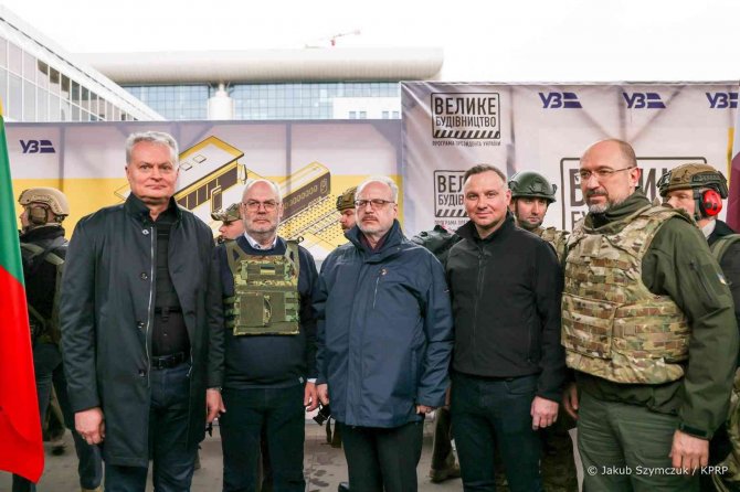 Polonya, Estonya, Letonya Ve Litvanya Liderleri Kiev’de