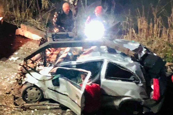 Zonguldak’ta Dere Kenarına Uçan Otomobil Hurdaya Döndü: 1 Yaralı
