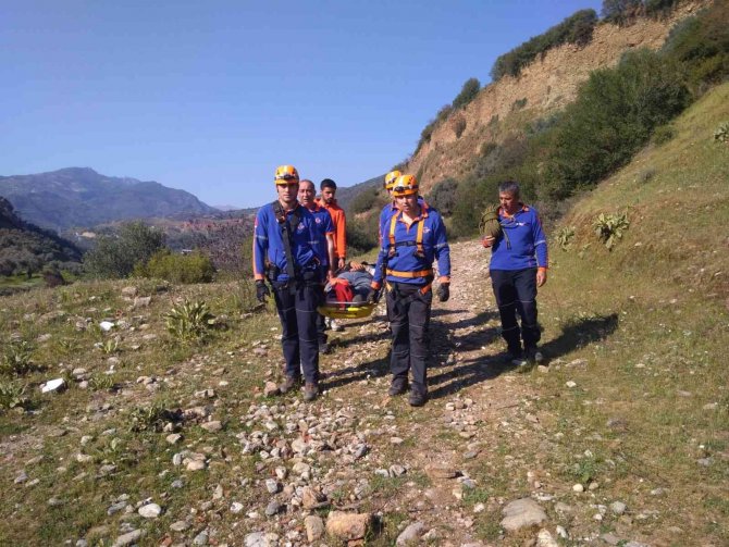 Aydın’da Uçuruma Düşen Şahsın İmdadına Afad Ekipleri Yetişti