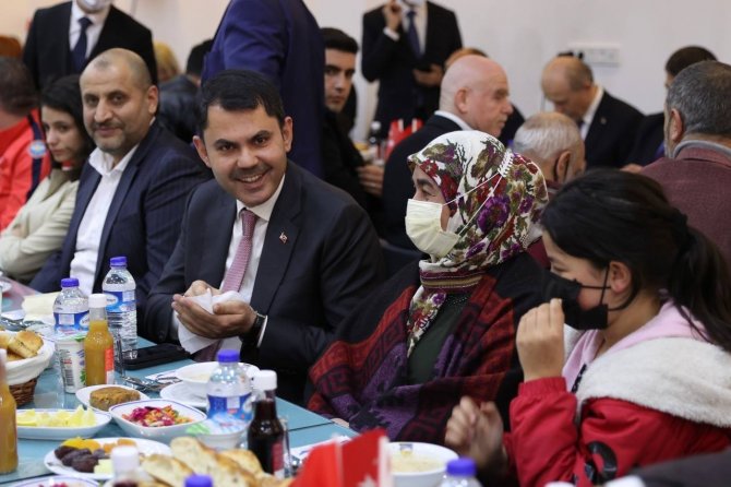Bakan Kurum, Şehit Ve Gazi Aileleriyle İftarda Bir Araya Geldi