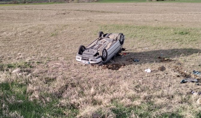 Çorum’da Otomobil Takla Attı: 1 Yaralı