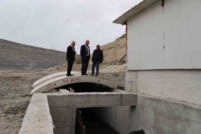 Tutşi Silvan İçme Suyu Tünel Terfi İ̇stasyonu’nu Denetledi