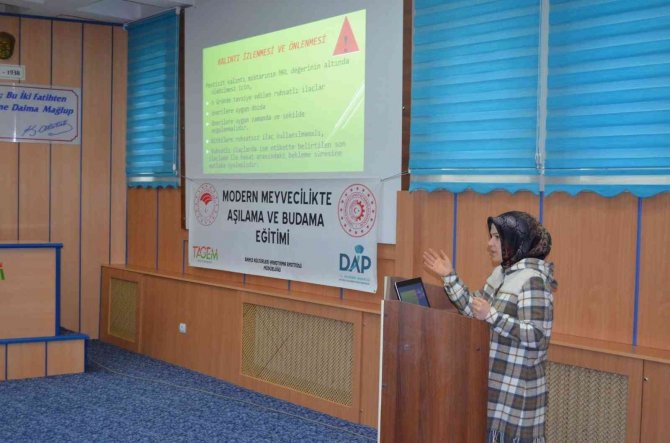 Üreticilere Pestisit Kullanımı Konusunda Bilgilendirme Yapıldı