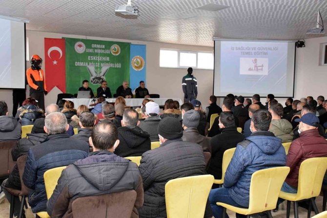 Orman İşçilerine “İ̇ş Sağlığı Ve Güvenliği Eğitimi” Verildi
