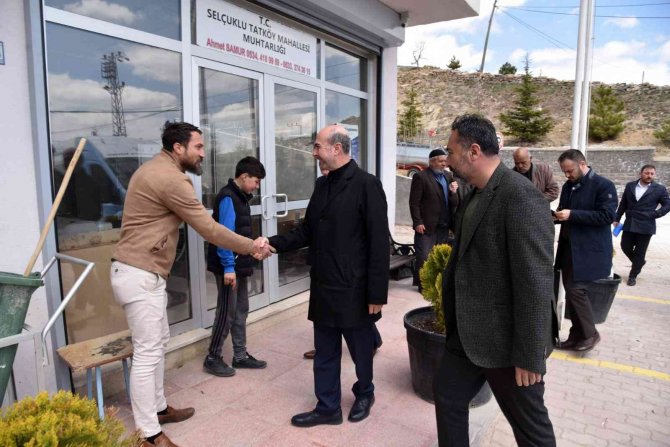 Başkan Pekyatırmacıdan Dış Mahalle Ziyaretleri