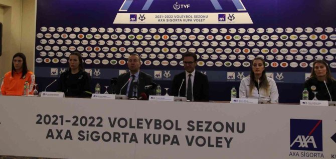 Axa Sigorta Kupa Voley Kadınlar Final’i İçin Basın Toplantısı Gerçekleştirildi