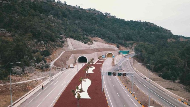 Phaselis Tüneli, Ulaştırma Ve Altyapı Bakanı Adil Karaismailoğlu’nun Katılımıyla Yarın Açılıyor