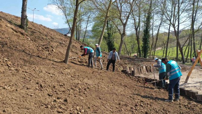 Damlar Vadisi Millet Bahçesi’nde Çalışmalar Hızlandı