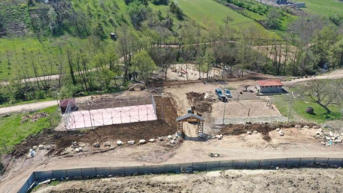Damlar Vadisi Millet Bahçesi’nde Çalışmalar Hızlandı
