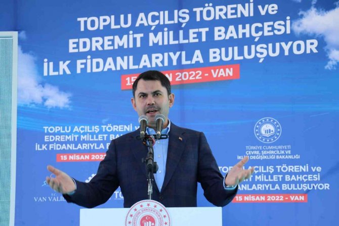Bakan Kurum Van’da 27 Projenin Toplu Açılışını Yaptı