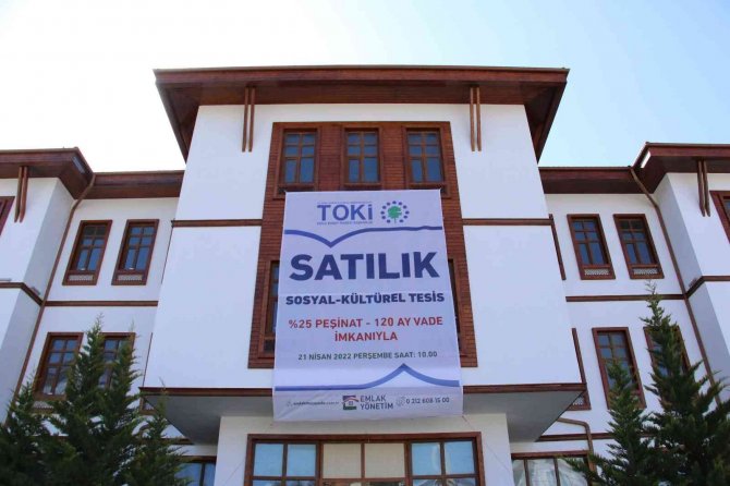 Toki̇ Avantajlı İmkanlarla Kültürel Ve Sosyal Tesisi Satışa Çıkarıyor