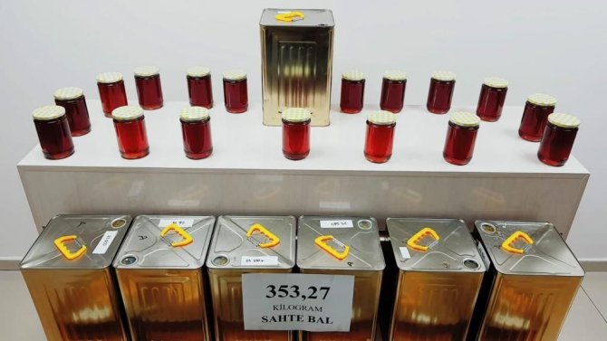 Çorum’da 353 Kilo Sahte Bal Ele Geçirildi