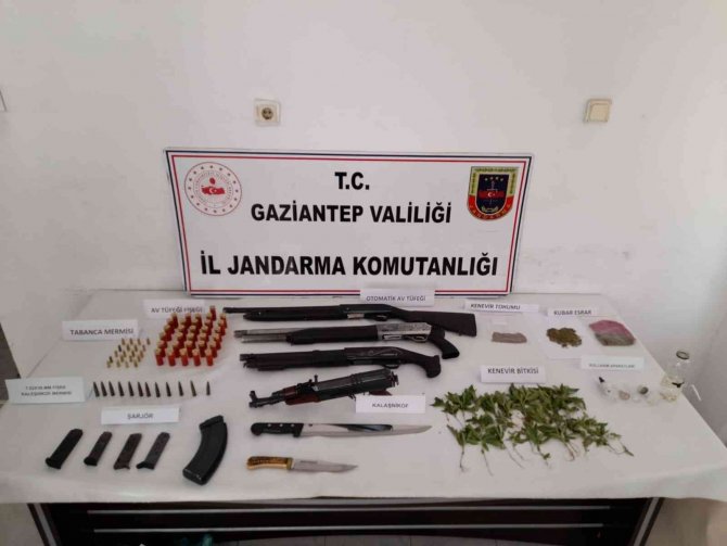 Gaziantep’te 34 Adrese Eş Zamanlı Uyuşturucu Operasyonu