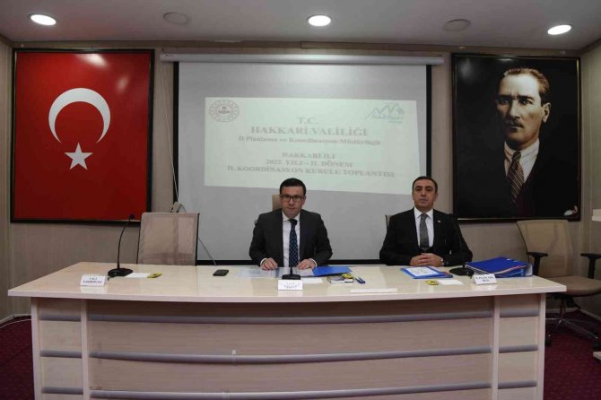 Hakkari’de İ̇l Koordinasyon Kurulu Toplantısı Yapıldı