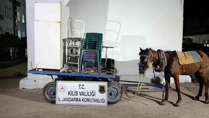 Kilis’te Bağ Evi Hırsızları Jandarmadan Kaçamadı