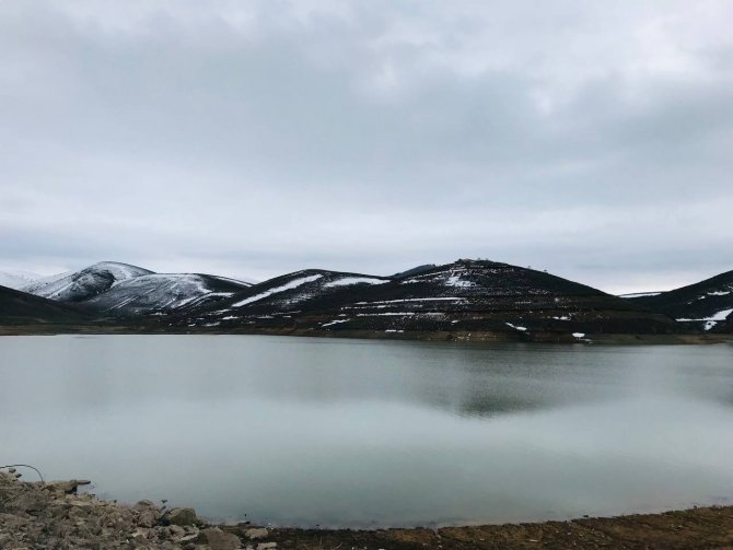 Kurumaya Yüz Tutmuştu Karların Erimesiyle Birlikte Gökçedere Göleti Yeniden Doldu