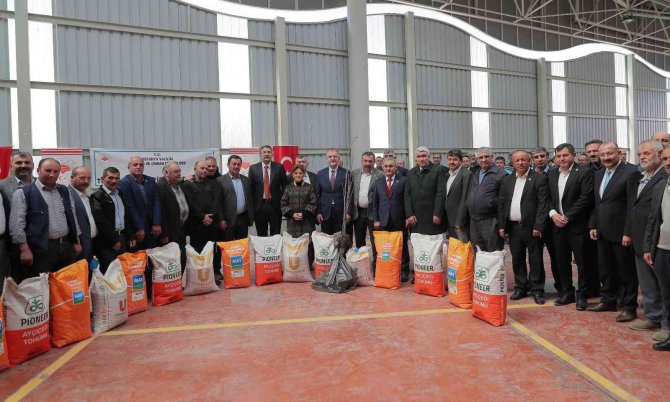 Çiftçilere Tohum, Fidan, Şeker Ve Gübre Desteği