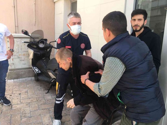 Milas’ta Meydana Gelen Motosiklet Kazasında İki Kişi Yaralandı.