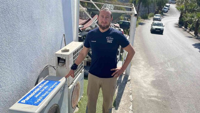 Klima Hırsızları Güvenlik Kamerasına Yakalandı