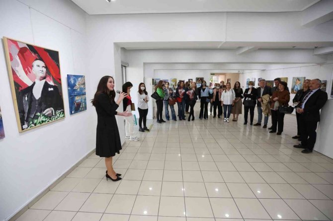 Nilüfer’de Kursiyerler Çalışmalarını Sergiledi