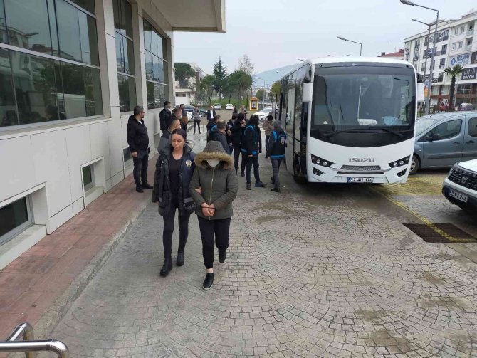 Ordu’daki Fuhuş Operasyonunda Şüpheliler Adliyede