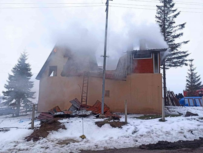Ordu’da Tomruk Deposunda Korkutan Yangın