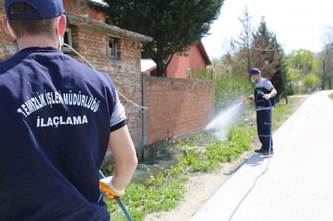 Serdivan Belediyesi İlaçlama Çalışmalarına Başladı