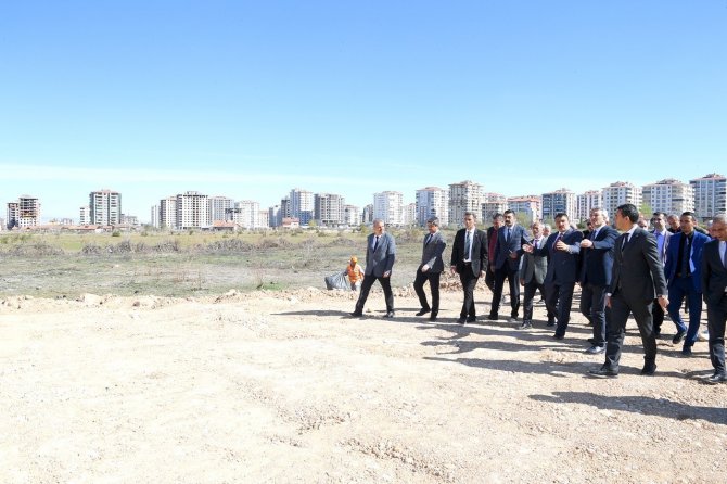 2023’te Tamamlanacak 100.yıl Parkının Yer Teslimi Yapıldı