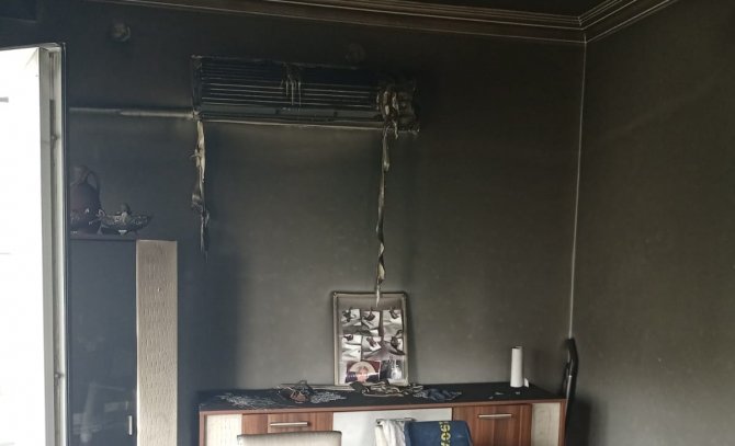 Aydın’da Çıkan Yangında Ev Kullanılamaz Hale Geldi