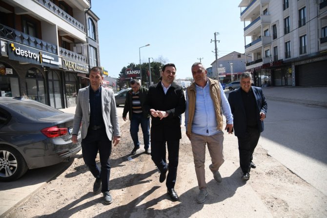 Başkan Özlü Çalışmaları Yerinde İnceledi
