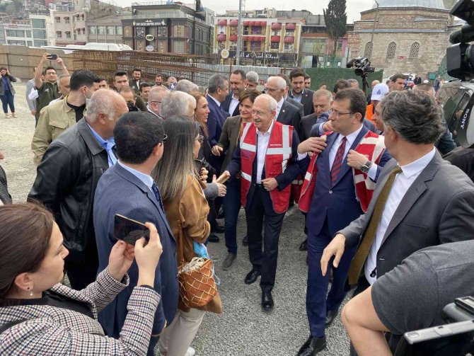 Chp Lideri Kılıçdaroğlu, Unkapanı, Süleymaniye Ve Yerebatan Sarnıcı’nda İncelemelerde Bulundu
