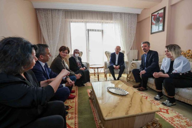 Chp Genel Başkanı Kılıçdaroğlu’ndan, Beyaz İçin Taziye Ziyareti