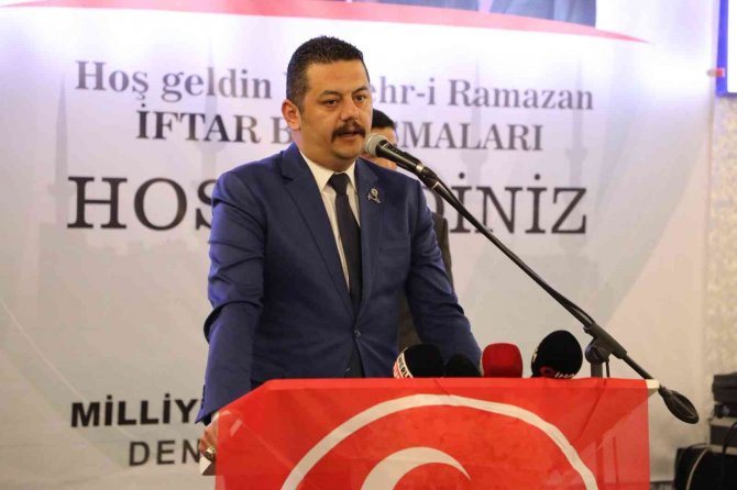 Denizli Mhp’nin İftar Softası, Yüzlerce Partiliyi Buluşturdu