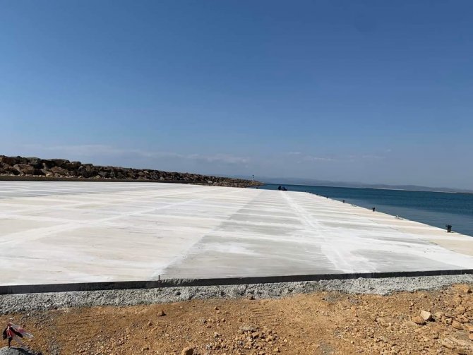 Enez Deniz Gümrük Kapısı Rıhtım İnşaatı Tamamlandı