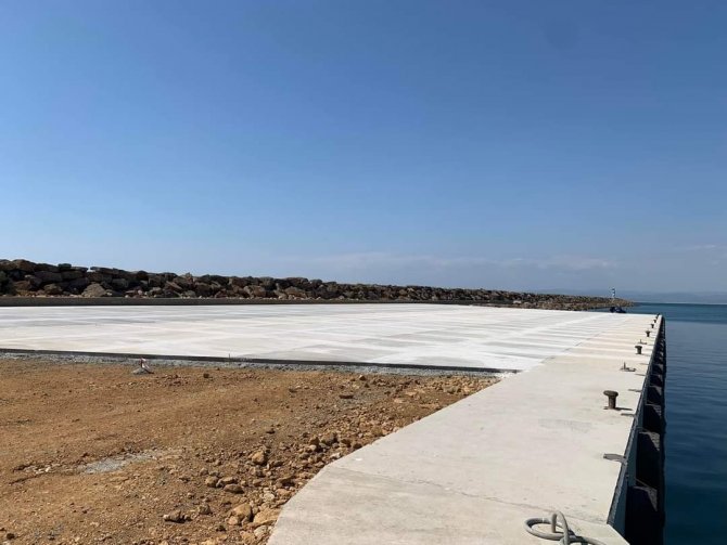 Enez Deniz Gümrük Kapısı Rıhtım İnşaatı Tamamlandı