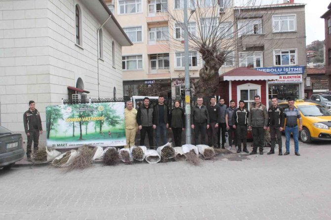 İ̇nebolu’da Vatandaşlara Ücretsiz Meyve Fidanı Dağıtıldı