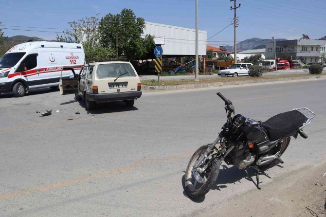 Ortaca’da Trafik Kazası 1 Yaralı
