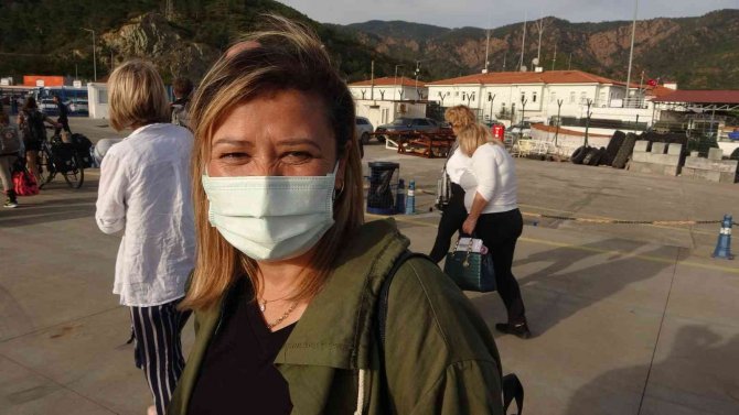 Rodos’a Giden Feribot Marmaris’e Geri Döndü