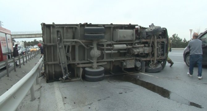 Arnavutköy’de Trafik Kazası: 1 Yaralı