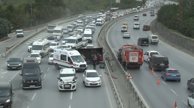 Arnavutköy’de Trafik Kazası: 1 Yaralı