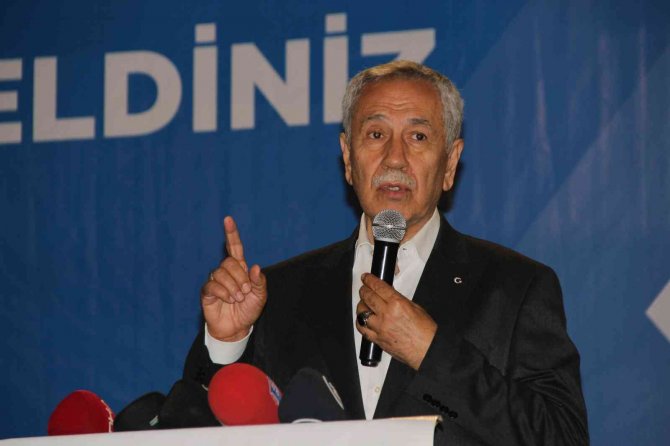 Arınç: “Sıkıntıları Biliyoruz Bunu Çözecek Yine Ak Parti’dir”