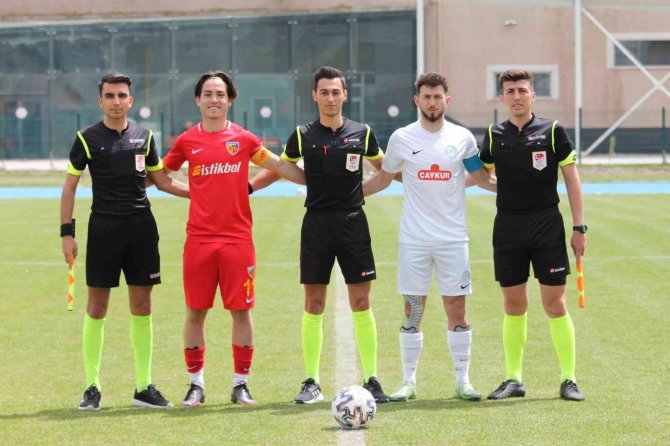 U19 Elit Ligi: Kayserispor: 1 - Rizespor: 1