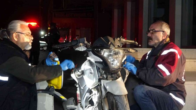 Çalınan Motosiklet 1 Buçuk Saat Sonra Sahibine Teslim Edildi