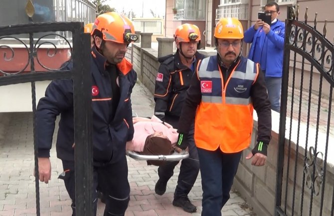Burdur’da Yangın Tatbikatı Gerçeği Aratmadı