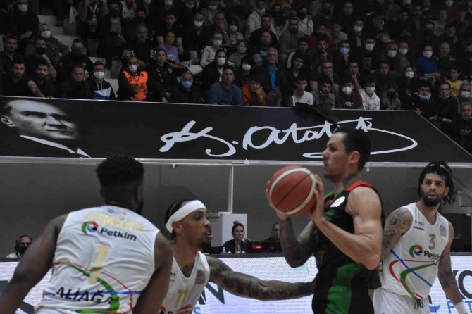 Ing Basketbol Süper Ligi: Aliağa Petkimspor: 81 - Semt 77 Yalovaspor: 80