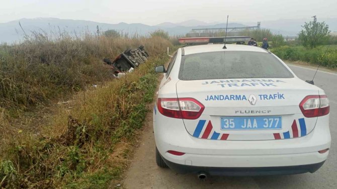 Ödemiş’te Minibüs Devrildi: 11 Yaralı