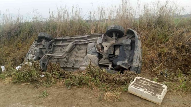 Ödemiş’te Minibüs Devrildi: 11 Yaralı