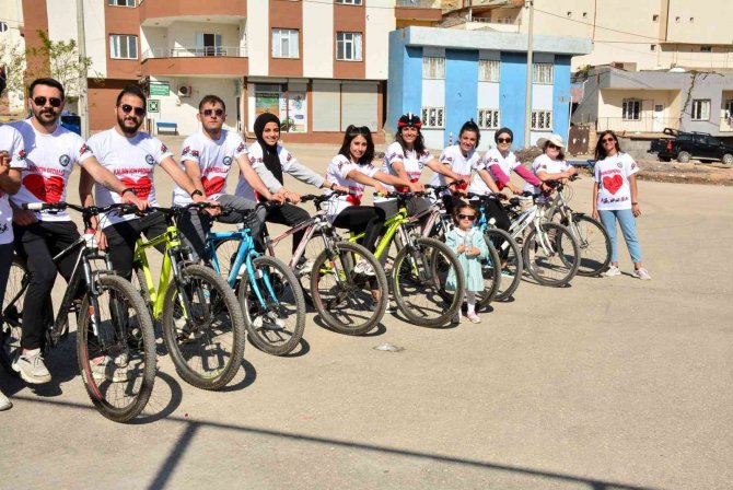 Mardin’de Kalp Sağlığı İçin Pedal Çevirdiler