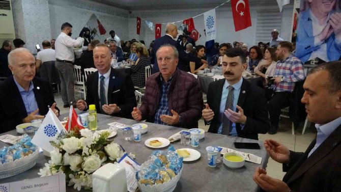 Muharrem İ̇nce: "İ̇ftar Sofraları İftira Sofralarına Döndü"